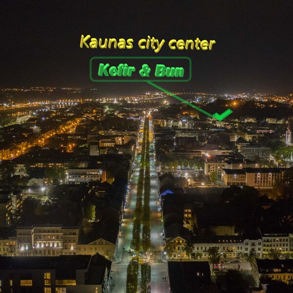 LOCATION: Kefir & Bun Hostel is located between the Old Town and the center of Kaunas